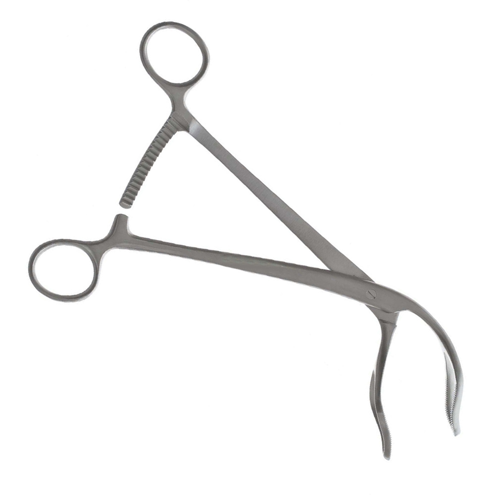 Somers Uterine Elevating Forceps Curved Mirror Finish Stainless Steel Gynecology Instruments