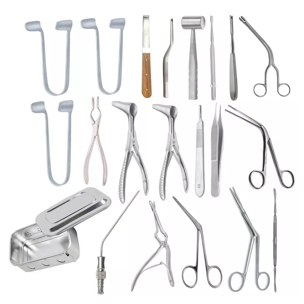 ENT SMR Instruments Set of 21Pcs for Submucous Resection Surgery Septoplasty Surgery Set SMR Instruments Surgical Instruments