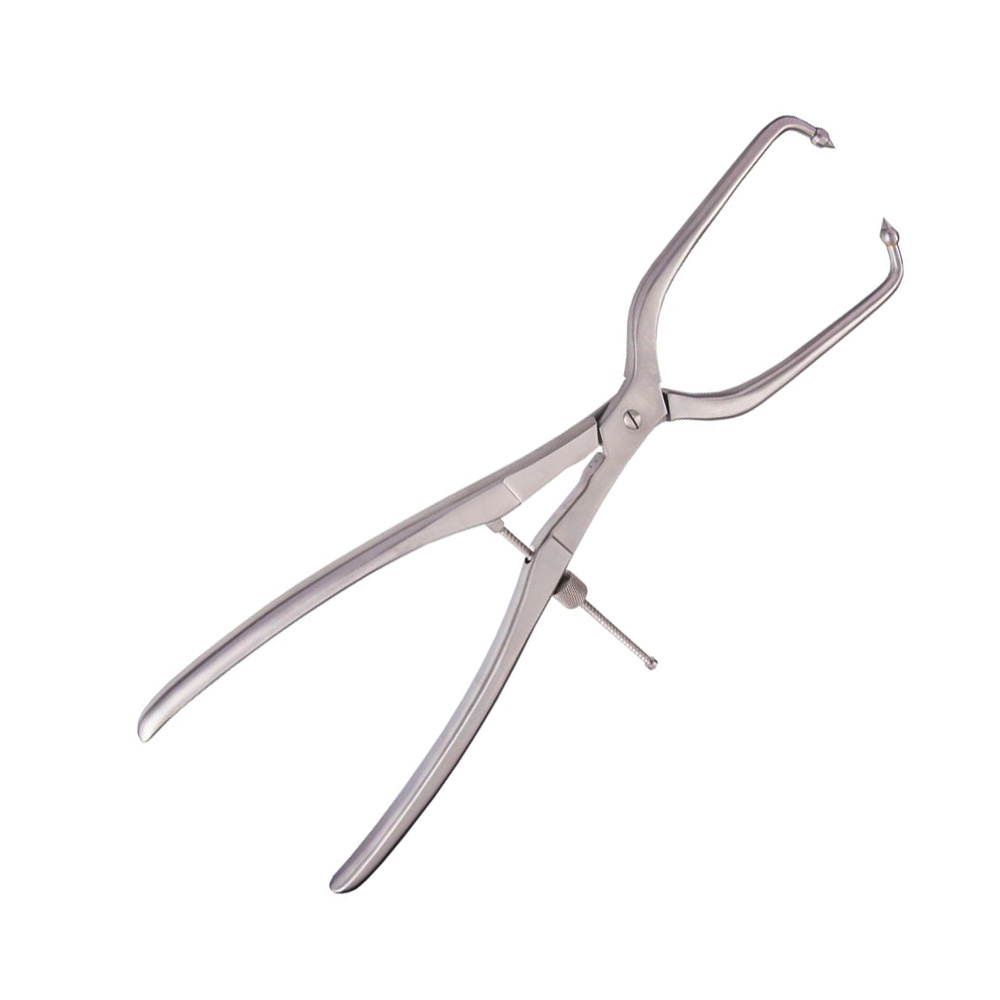 Pelvic Reduction Forceps Long Pointed Ball Tips 41cm Orthopedic Instruments