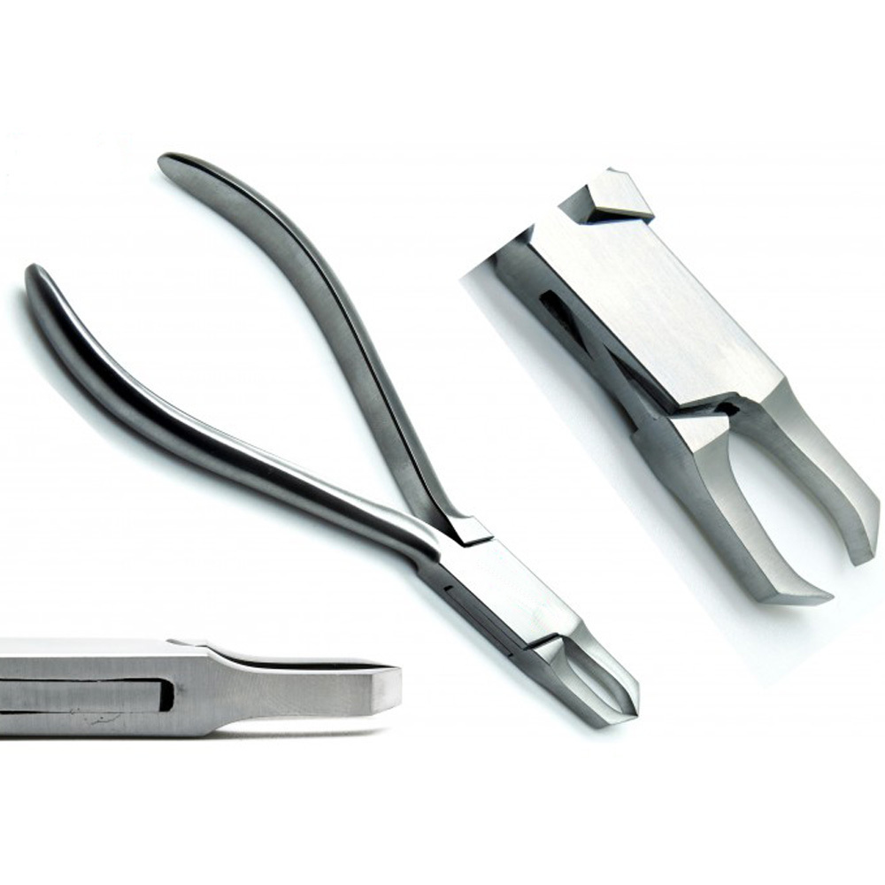 Dental De Bonding Plier Straight 13cm Steel Ceramic Plastic Bracket Removing Stainless Steel