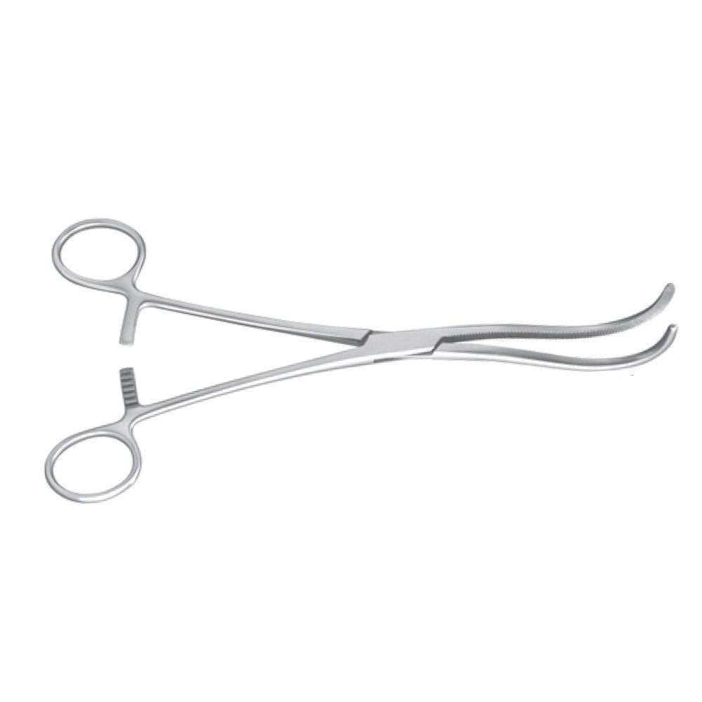 Guyon Kidney Pedicle Clamps Curved Jaws 24cm kidney Forceps Instrument High Quality Stainless Steel