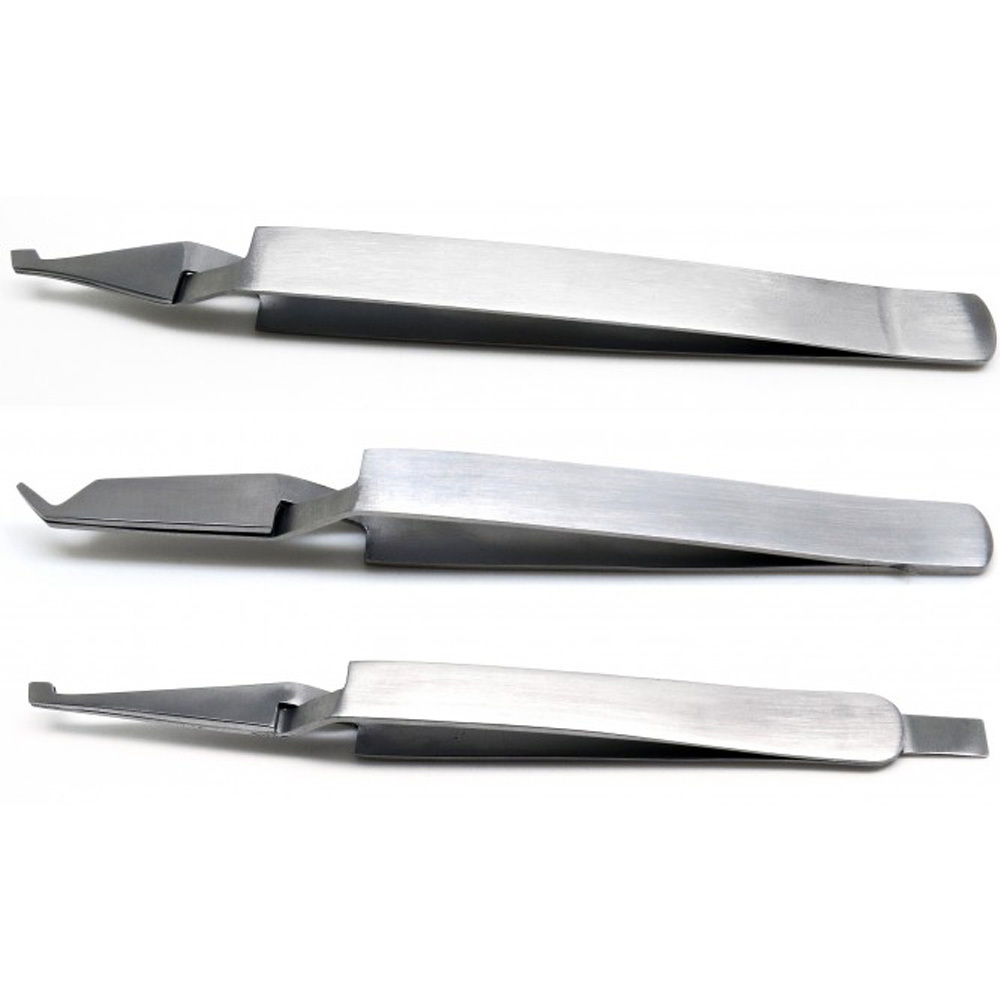 Single Use Disposable Dental De Bonding Tweezers Bracket Set of 3 pieces Reverse Action Tweezers