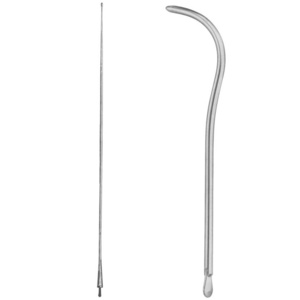 Guyon Urethral Bougies And Dilating Sound Without Filiforms Guides With Thread In Tip Urology Sound