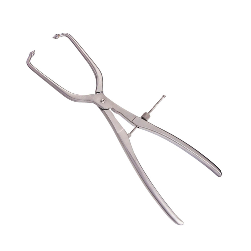 Pelvic Reduction Forceps Long Pointed Ball Tips 41cm Orthopedic Instruments