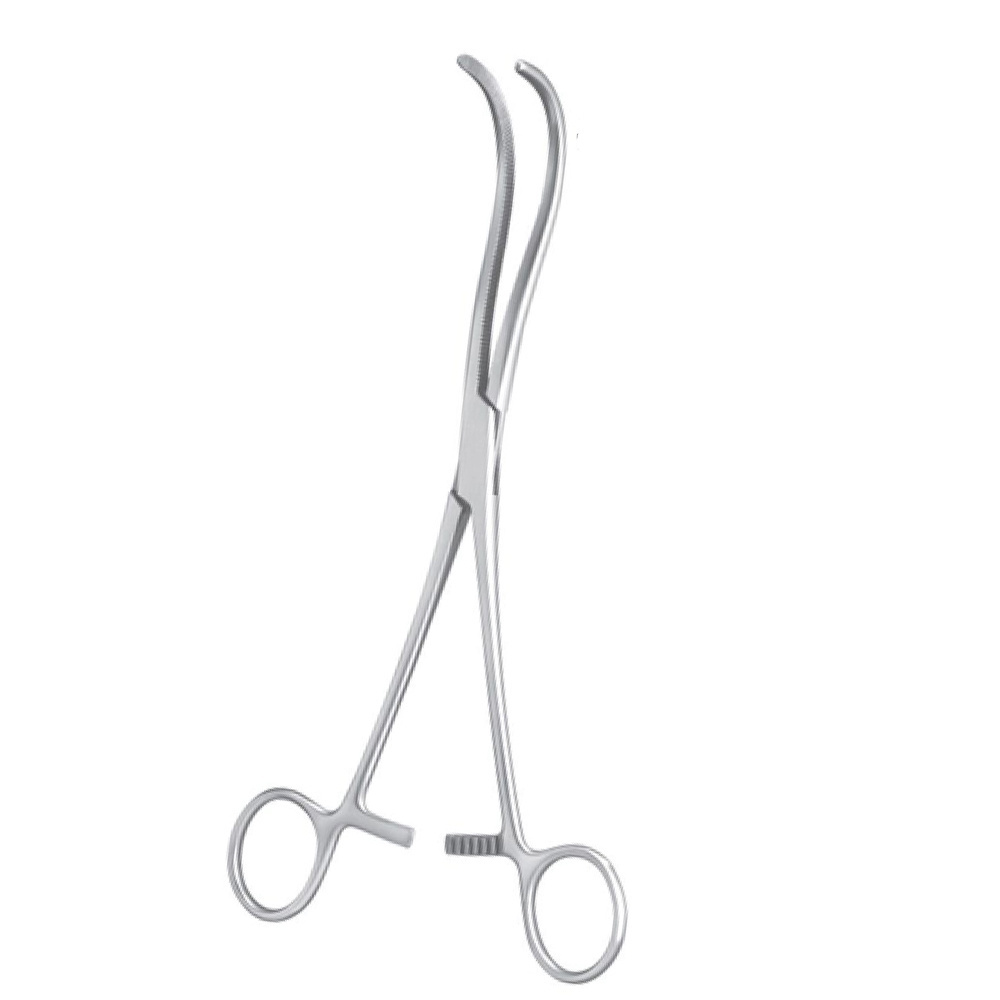 Guyon Kidney Pedicle Clamps Curved Jaws 24cm kidney Forceps Instrument High Quality Stainless Steel