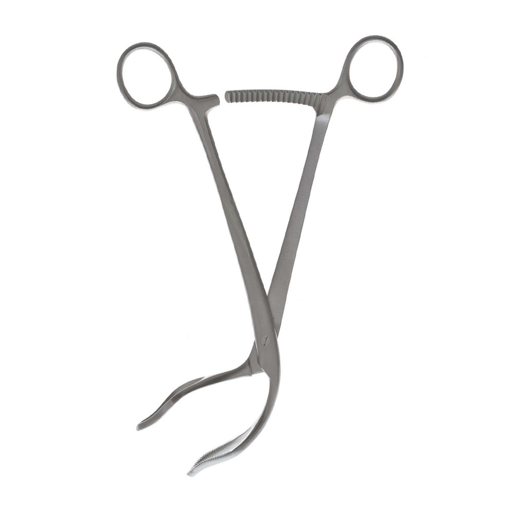 Somers Uterine Elevating Forceps Curved Mirror Finish Stainless Steel Gynecology Instruments