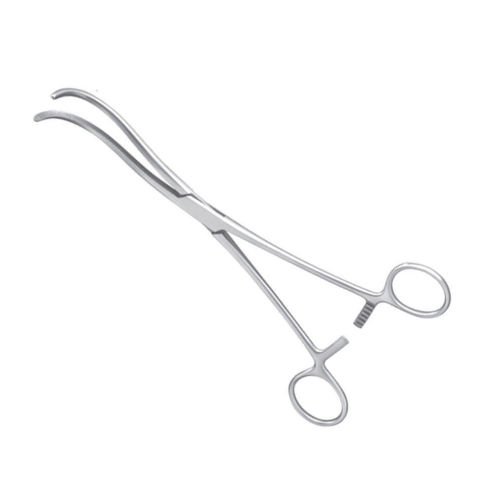 Guyon Kidney Pedicle Clamps Curved Jaws 24cm kidney Forceps Instrument High Quality Stainless Steel