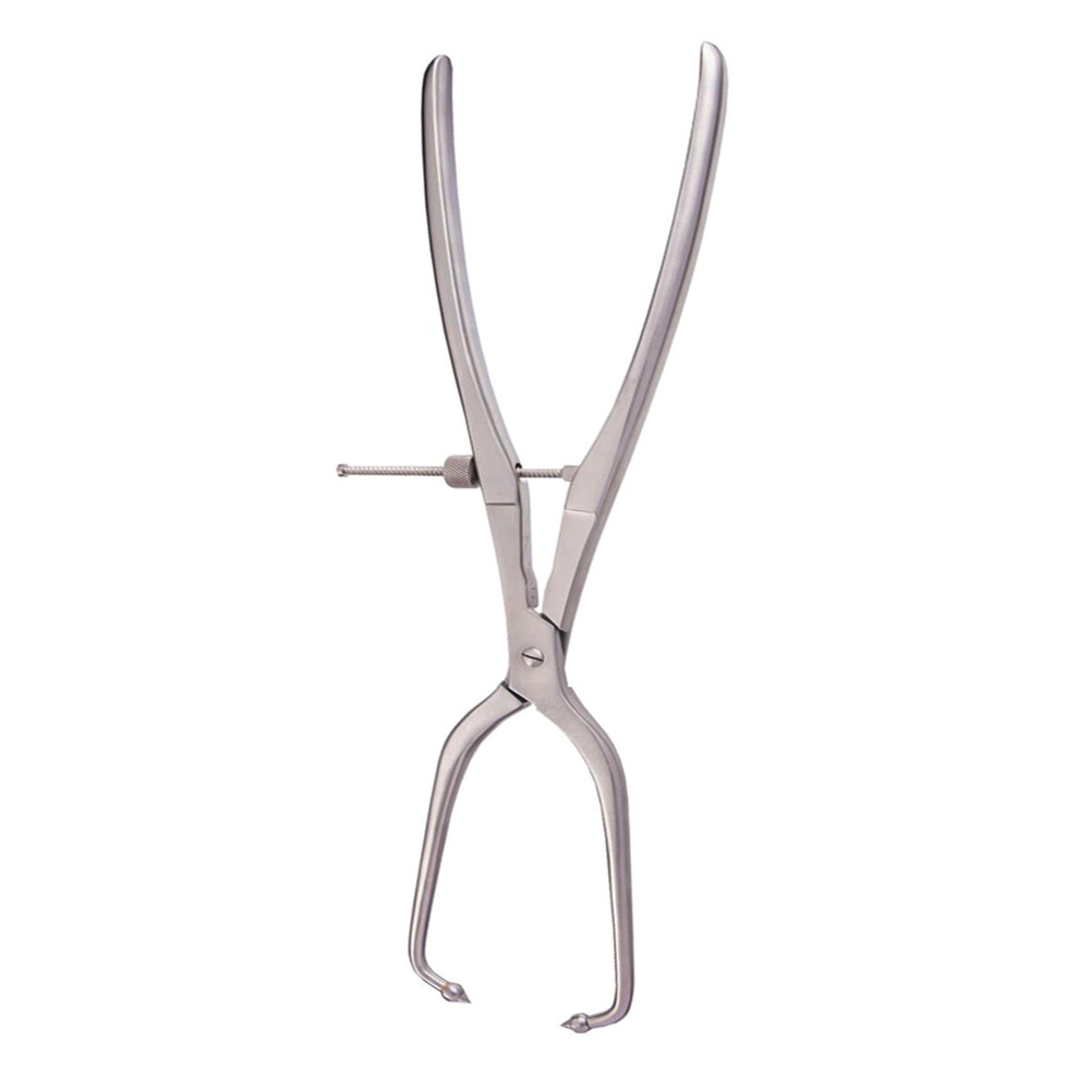 Pelvic Reduction Forceps Long Pointed Ball Tips 41cm Orthopedic Instruments