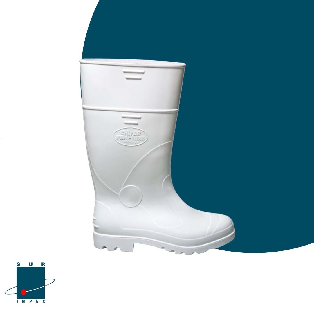 Calfor PVC boot INDUSTRIAL white, sizes from 35 to 45 Long Barrel Industrial kitchen, Livestock, Dairy, General Services