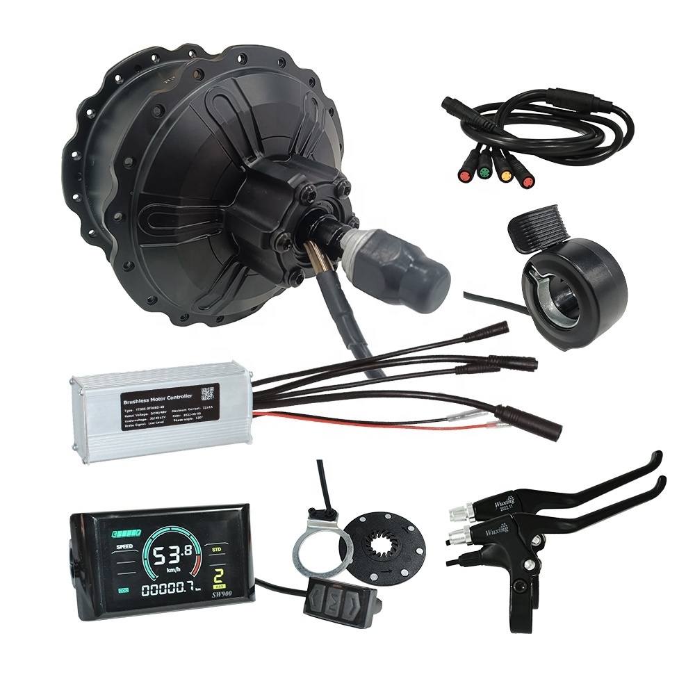 New design ebike hub motor 48V 750w 1000W fat tire electric bike conversion kit for fat bike battery option