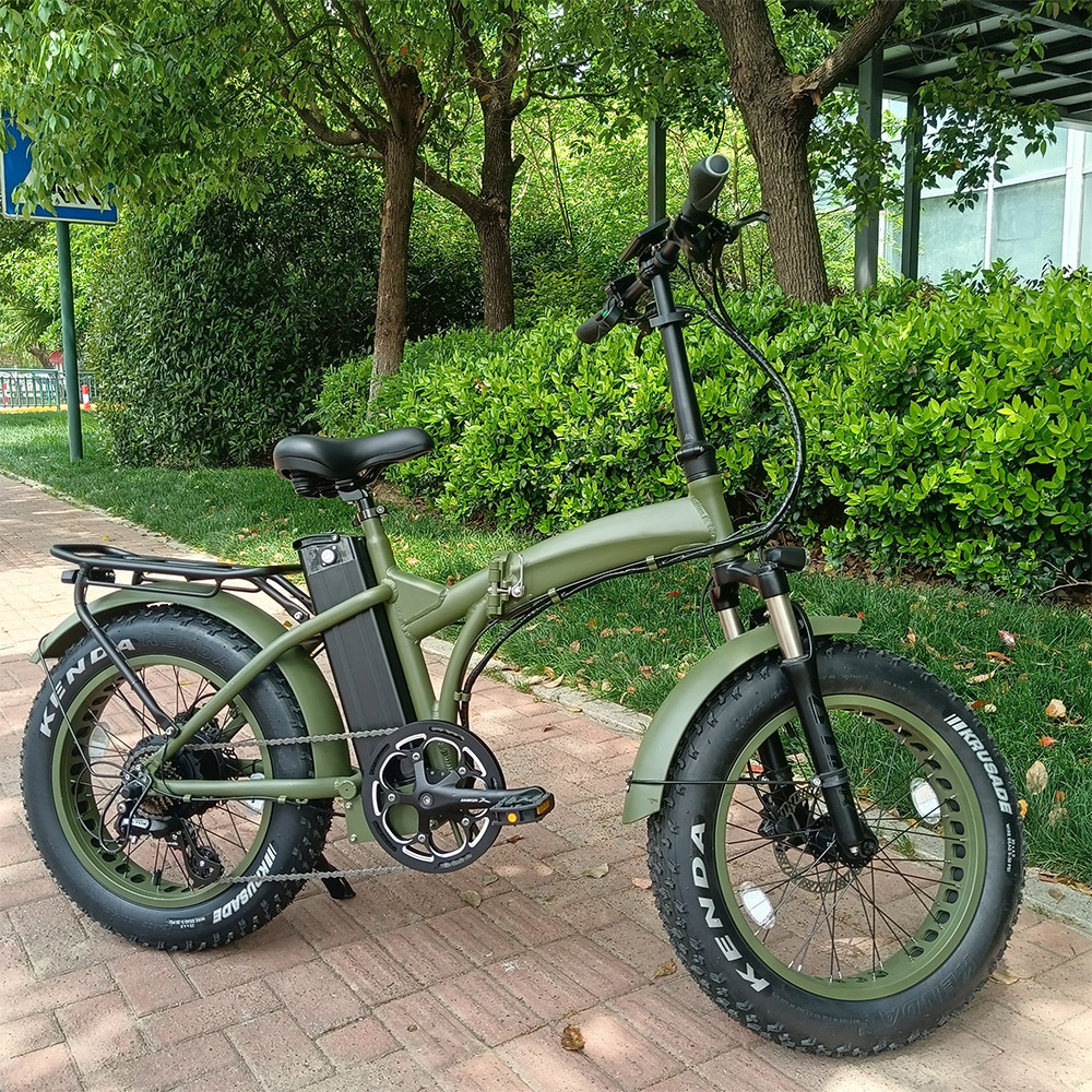 2021 new mountain full suspension 48v 1000w electric bike 20 inch 1000 watt folding fat tire ebike