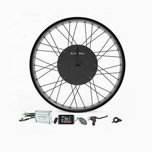 Wholesale 20 26 inch 20x4  24x4 fat tire ebike 500w hub motor electric bike conversion kit