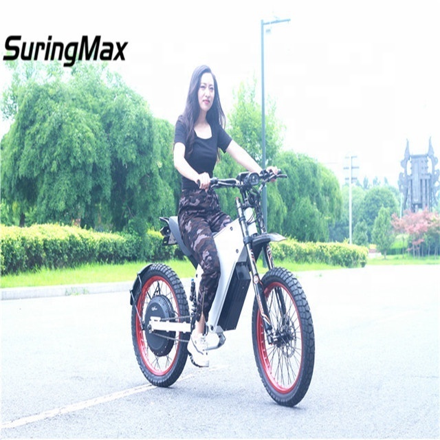 Factory fat tire 72v 100km/h mountain dirt e bicycle endurance ebike Inivisble 8000w bomber electric bike