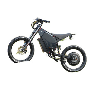 Big power 19" fat tire dirt endurance motorcycle Inivisble bomber electric e bike 72v 12000w mountain ebike