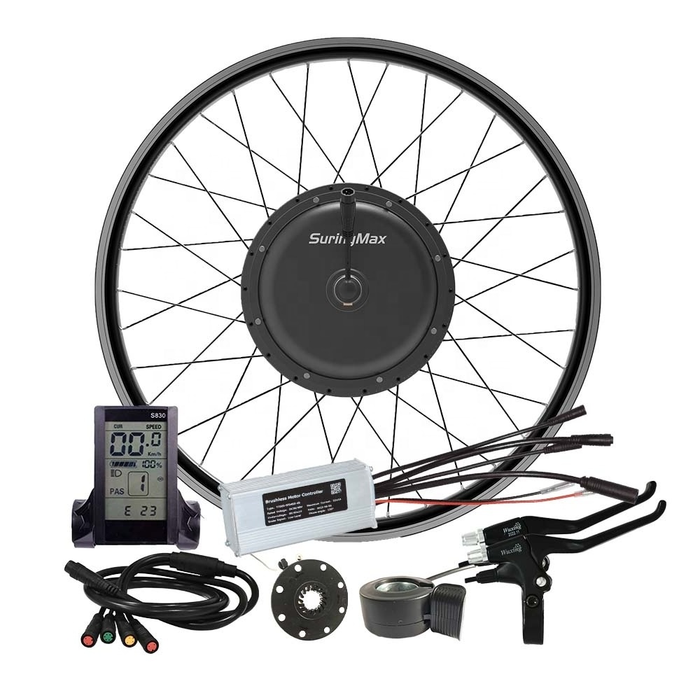 front rear wheel e bike conversion 350w hub motor 500w 1000w ebike kit electric motor kit for bicycle optional battery