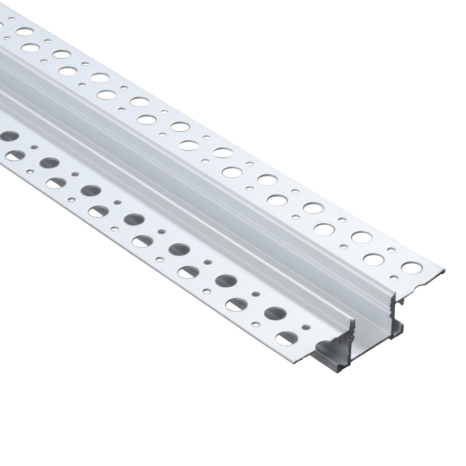 2020 Trimless Decke Plaster Channel Perfil Aluminio De Led Strip Light Led Recessed Low Profile Ceiling Light