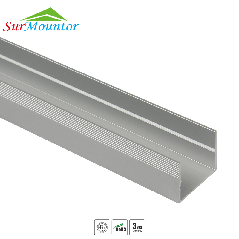 Waterproof IP67 Anodized Aluminium Channel Low Profile LED Can Light Strip with Square PVC Profile Cover