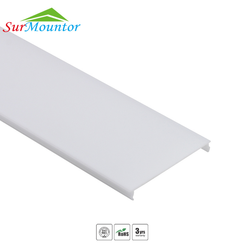 90mm Recessed led aluminium profile for led bar light, led strip aluminum channel, waterproof aluminum housing