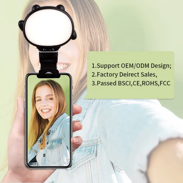 Selfie Fill Light For Laptop Computer Desktop Lamp LED Video Conference Lighting Kit