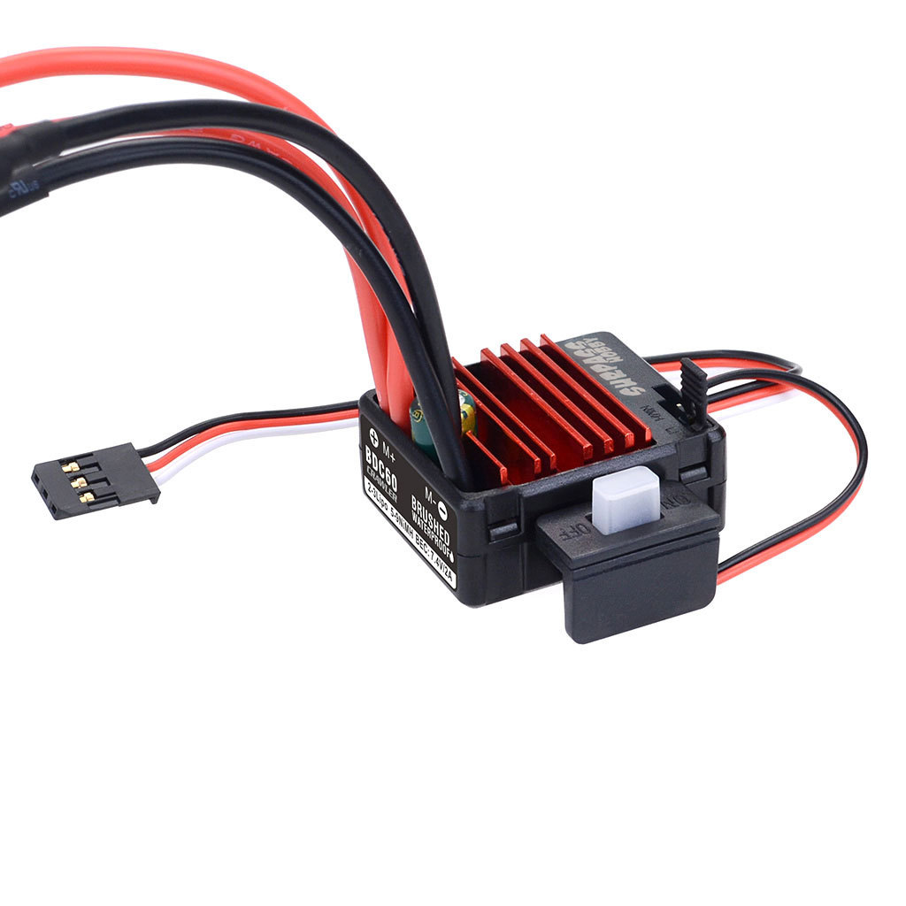 Suppass Hobby 60A ESC for 540 5 slot motor Simulation alloy car toys remote control wall climbing car rc car