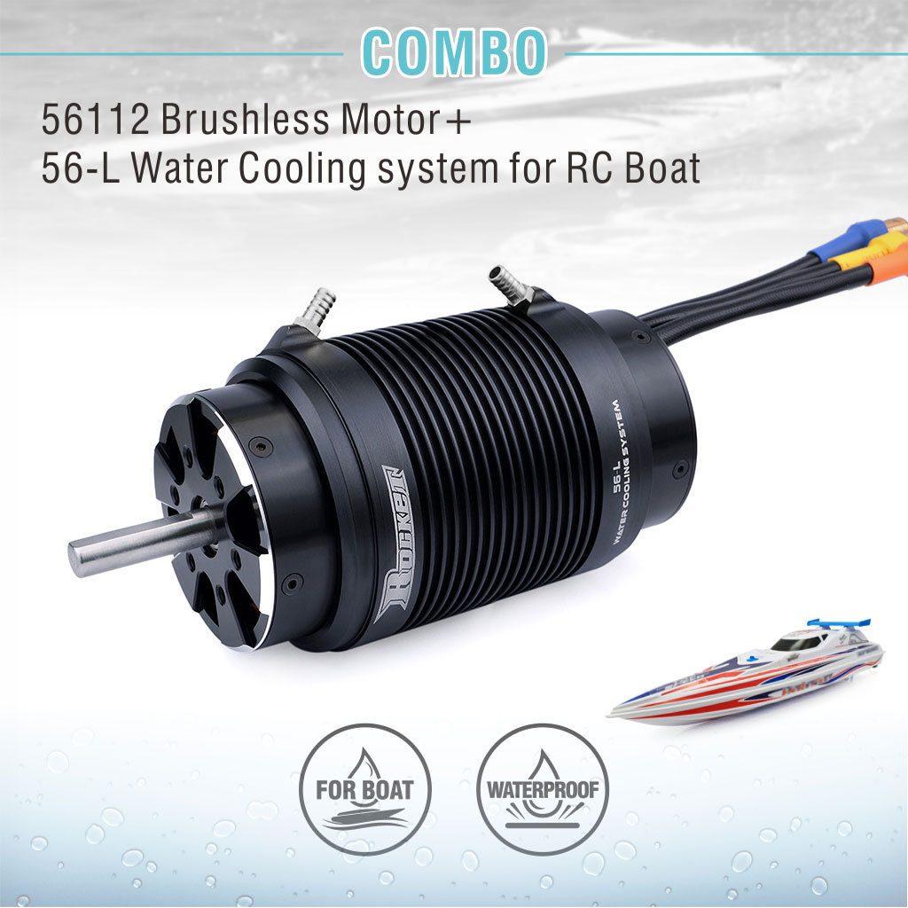 Surpass Hobby Rocket 56112 brushless rc boat motor 4POLE brushless motor for Rc Remote Control Speed Model High Speed Rc Boat