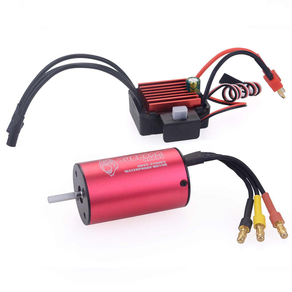 Electric car motor 2845 MINI dc motor with 35A ESC for WLtoys rc car 10428/12428 HG P601