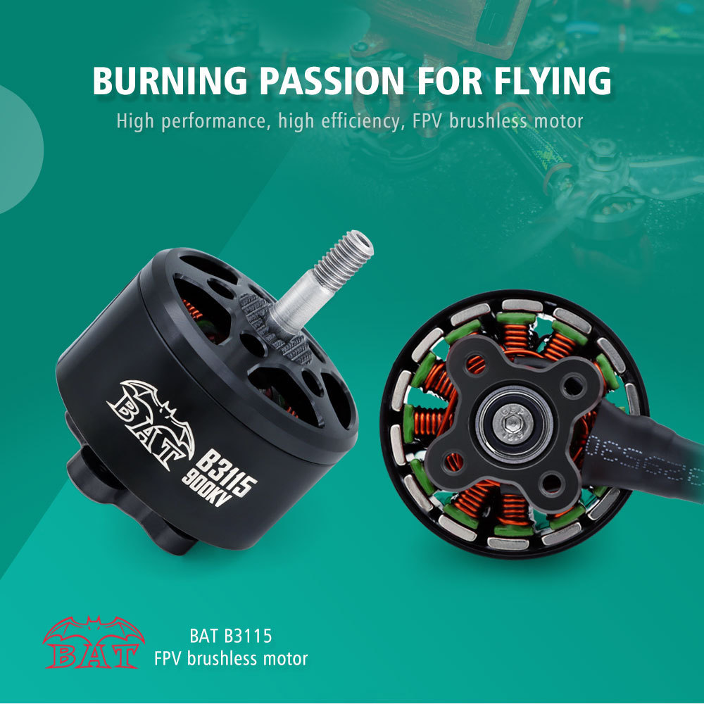 Surpass Hobby Brushless DC Motor B 3115 900KV 1050KV For 10 inch FPV Drone GPS function night vision camera fpv drone