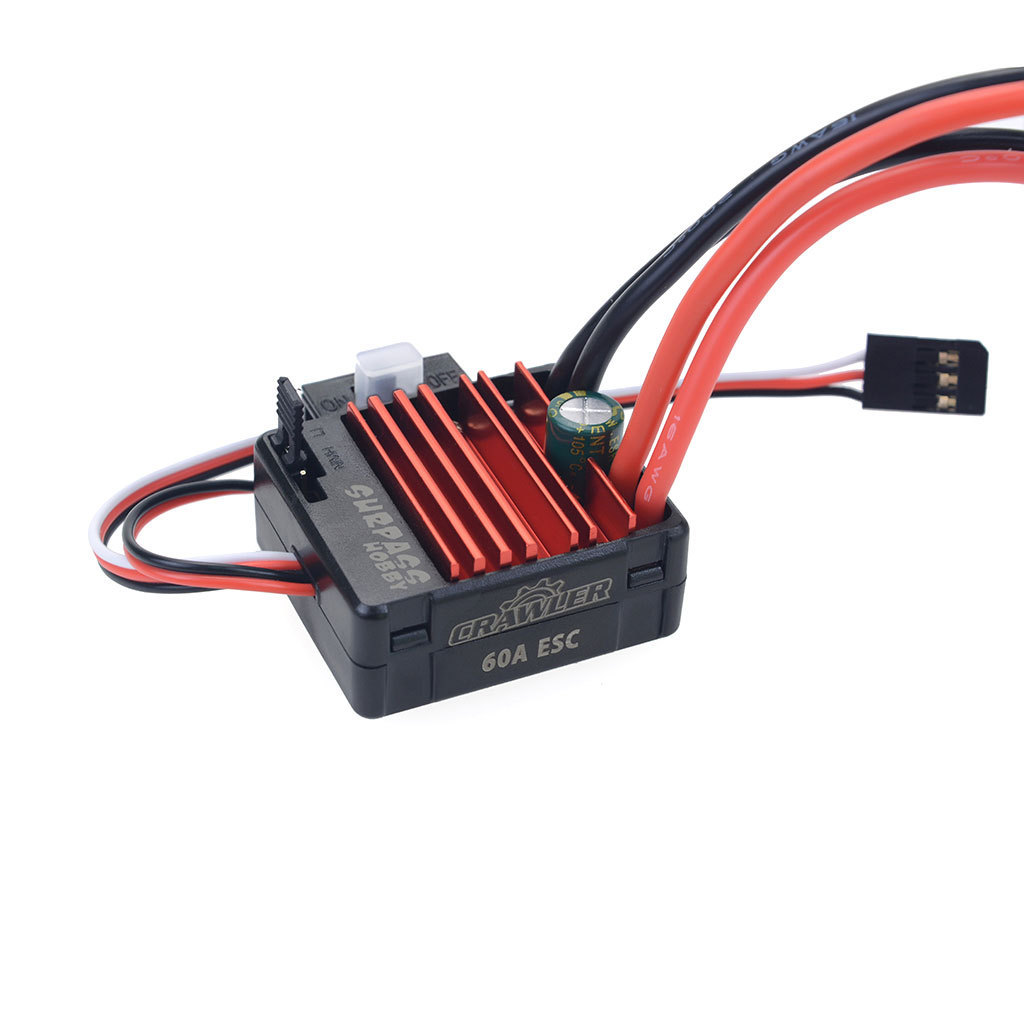 Suppass Hobby 60A ESC for 540 5 slot motor Simulation alloy car toys remote control wall climbing car rc car