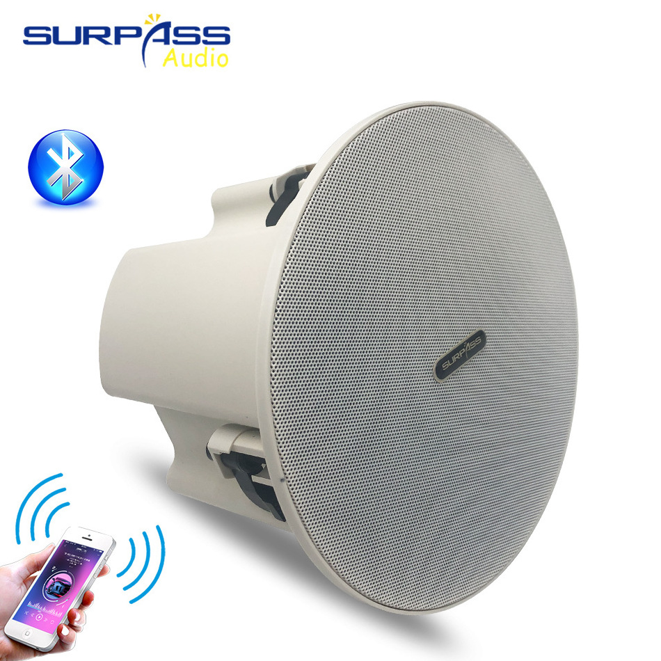 Back Cover BT Ceiling Speaker 8Ohm Smart Blue tooth Headphones PA System Loudspeakers