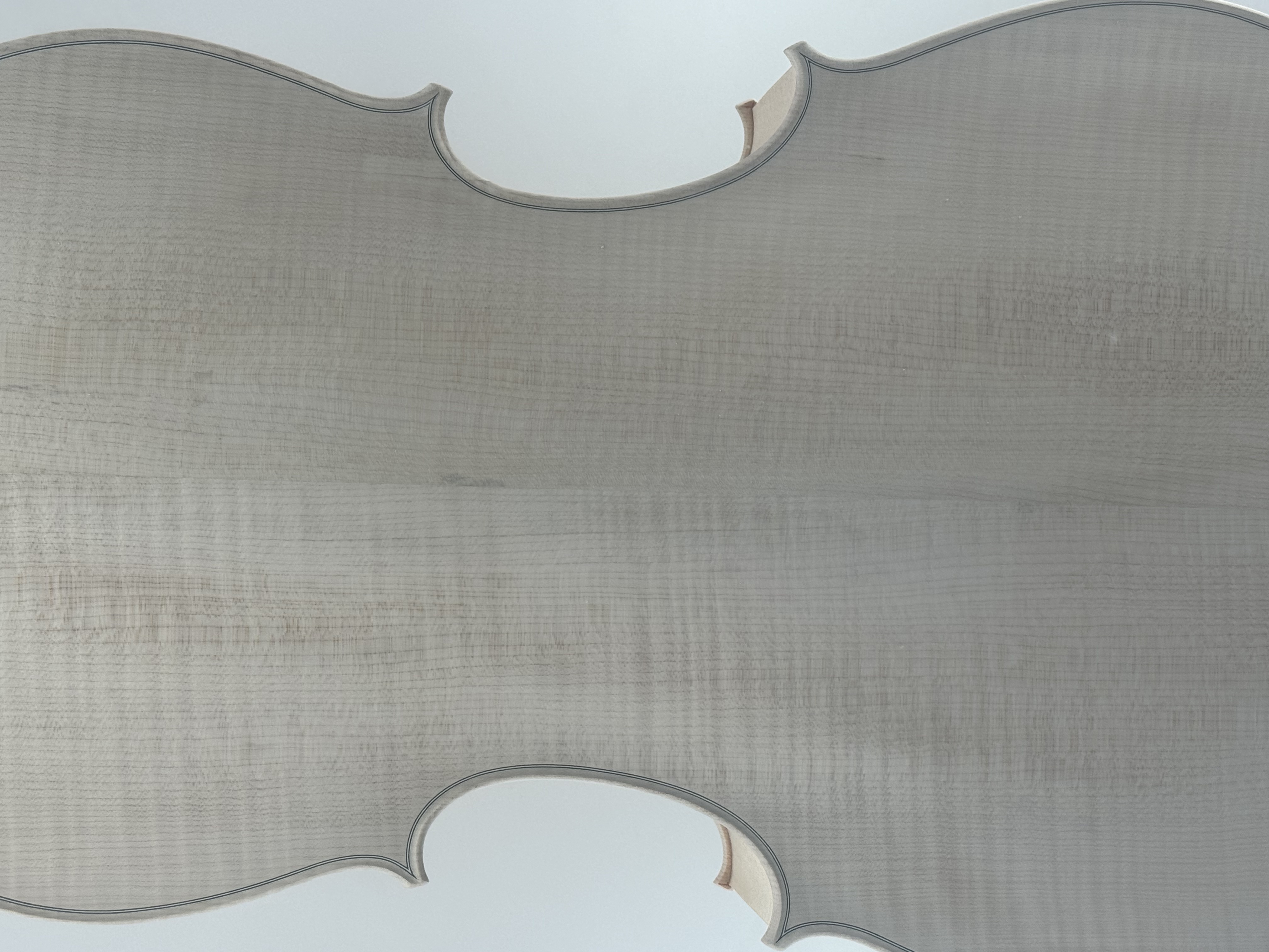 solid spruce and maple unvarnished cello 1/8-4/4 Cello flamed grain 4/4  handmade white Cello