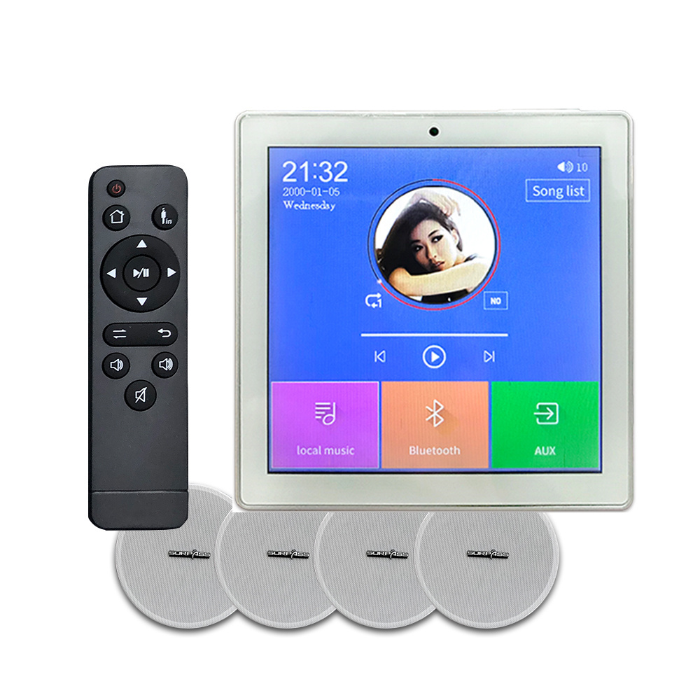 Professional Stereo Blue-tooth Wireless Android Pad In Wall Amplifier Smart Home Music Audio Video System