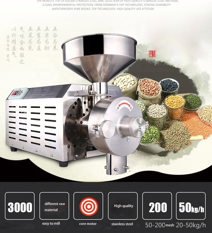 SURRI stainless steel cheap price small grain mill yam mushroom grinder