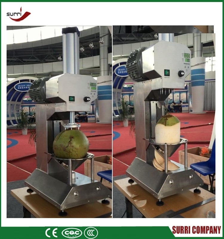 SURRI Green coconut peeling and trimming machine coconut peeler machine