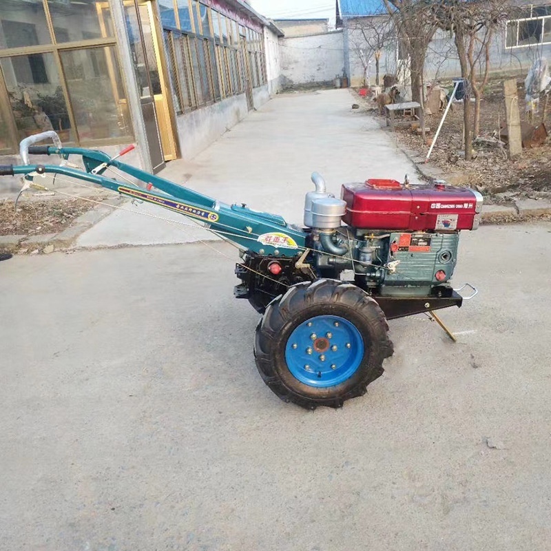 SURRI 8hp 10hp 15hp small tractor walking tractor farm garden Hand walking tractor with cultivator tiller plough