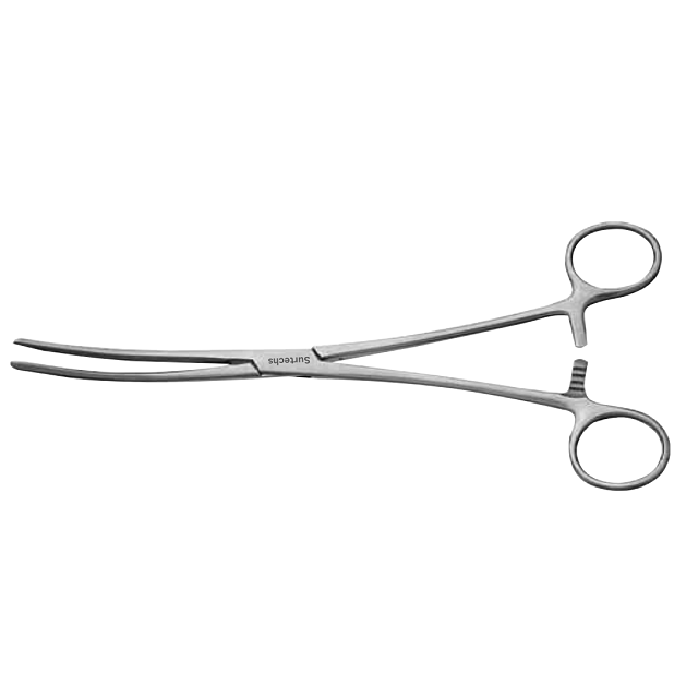 Surtechs Stainless Steel high quality Young Renal Pedicle 23.5 Cm Clamp Customized Logo Surgical Urology Instruments