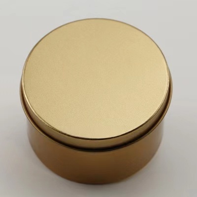 Square round heart shape custom fashion empty portable gold metal tinplate box tin cans wedding candy cookie tin box