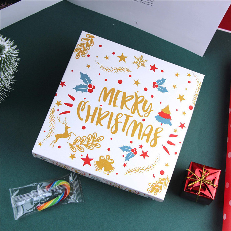 High quality stock eve christmas gift cake candy packaging box