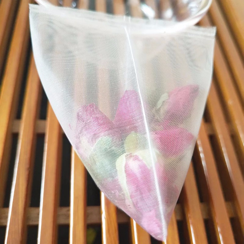 Disposable string empty teabags heat seal filter paper herb loose tea bags