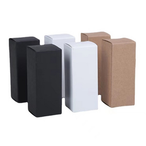 5ml 10ml 15ml 20ml 30ml 50ml 100ml dropper essential oil bottle packing kraft white black paper boxes