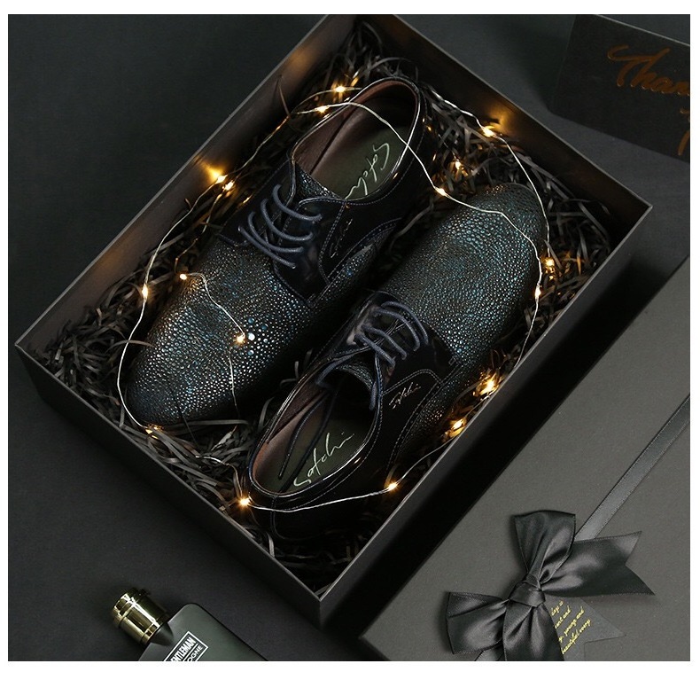 Wholesale New Design Luxury Large Black Gift Box With Lid Black Gift Paper Box