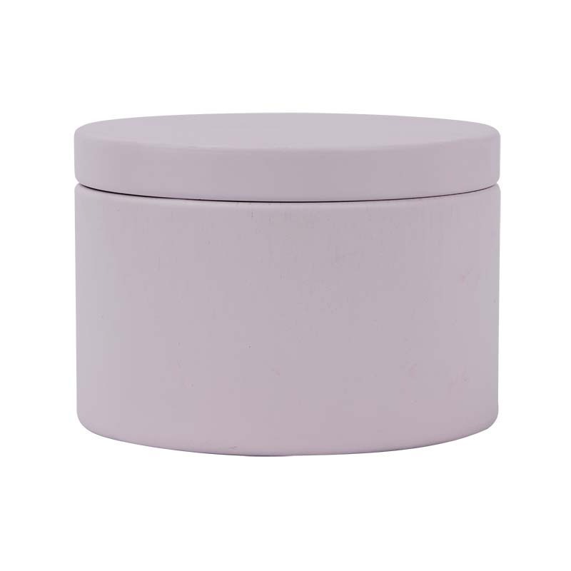 Exquisite Colorful Candle Tins Round Seamless Tea Tin Cans For Soy Wax