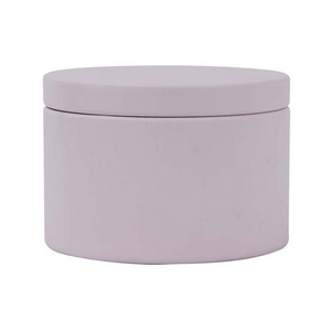 Exquisite Colorful Candle Tins Round Seamless Tea Tin Cans For Soy Wax