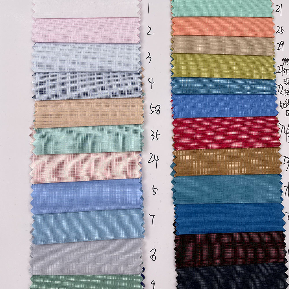 High-end 40 cotton 60 polyester dobby men's classic shirting fabric school uniform shirt fabrics