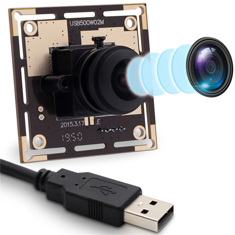 ELP camera 5 megapixel  L170 wide angle  fisheye usb camera  OV5640 free driver USB camera module for Raspberry PI