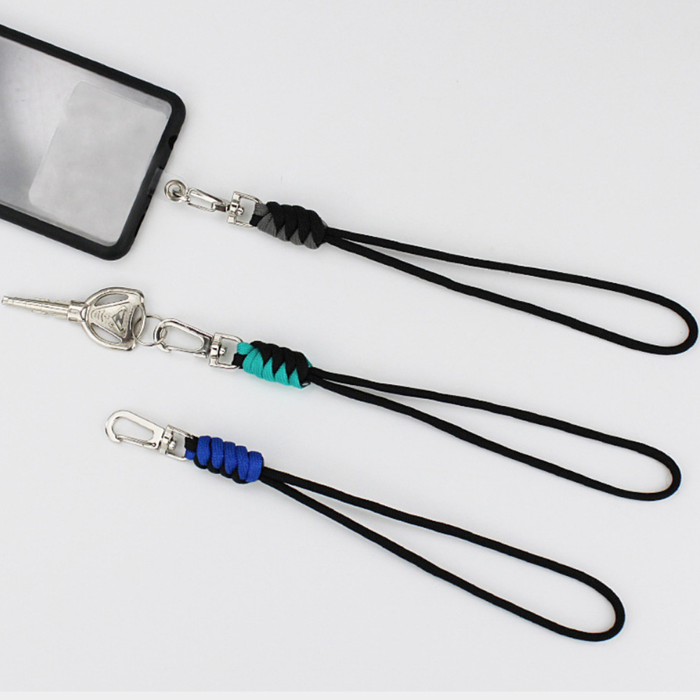 Wholesale Custom Neck Crossbody Case Neck Cell Mobile Nylon Patch Phone Lanyard Rope Cord Strap