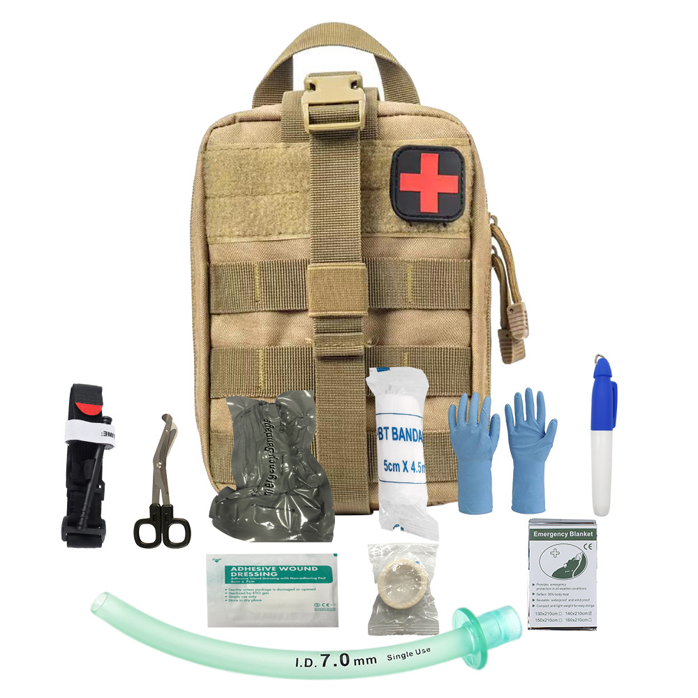 Tactical survival personal first aid kit trauma kit outdoor tactical kit