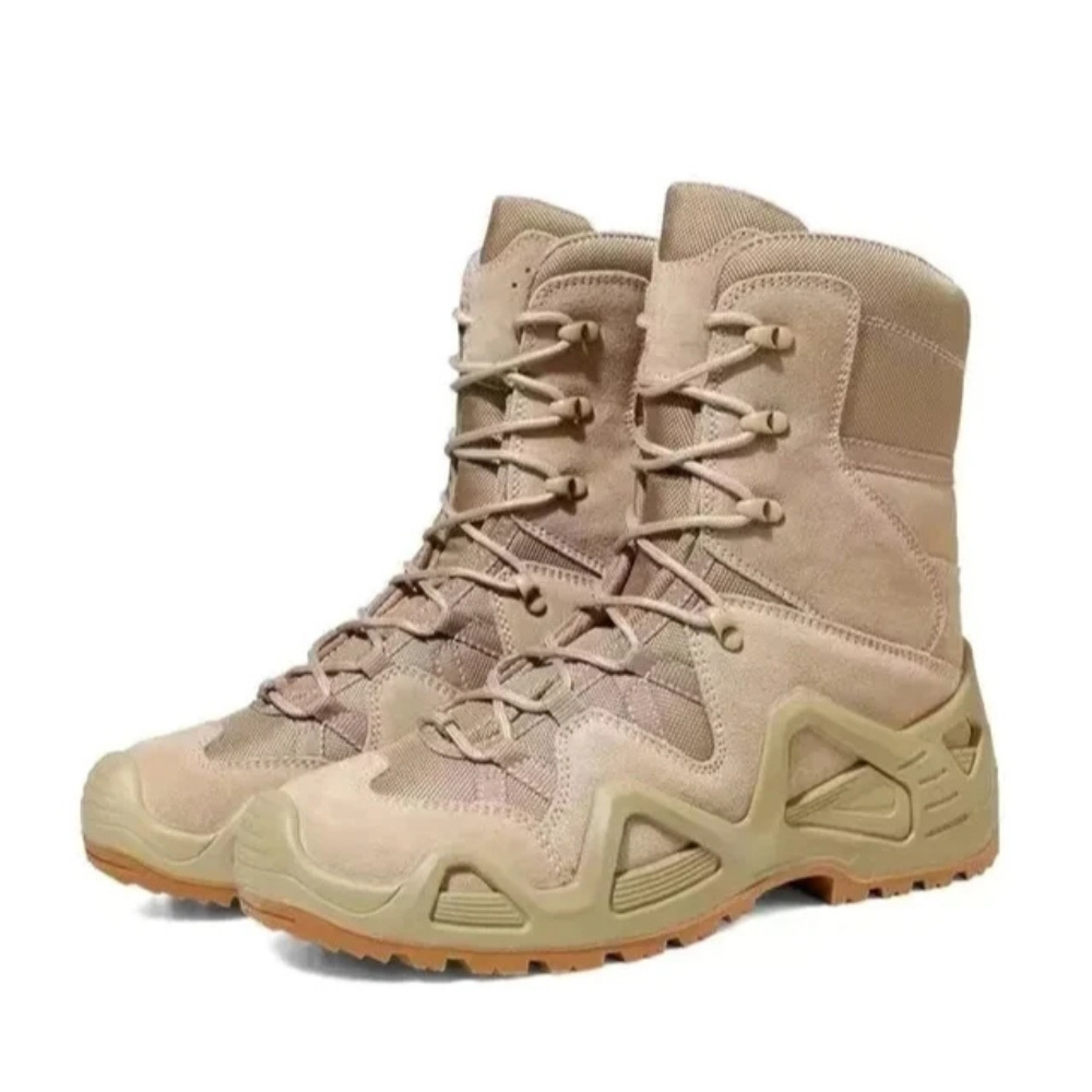 Outdoor Sport Anti Slip Padding Men Camouflage Desert High Half Shoes Climbing Boots Tactical Boot