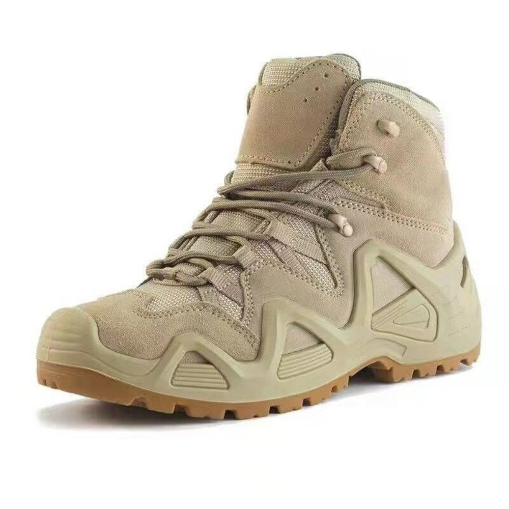 Outdoor Sport Anti Slip Padding Men Camouflage Desert High Half Shoes Climbing Boots Tactical Boot