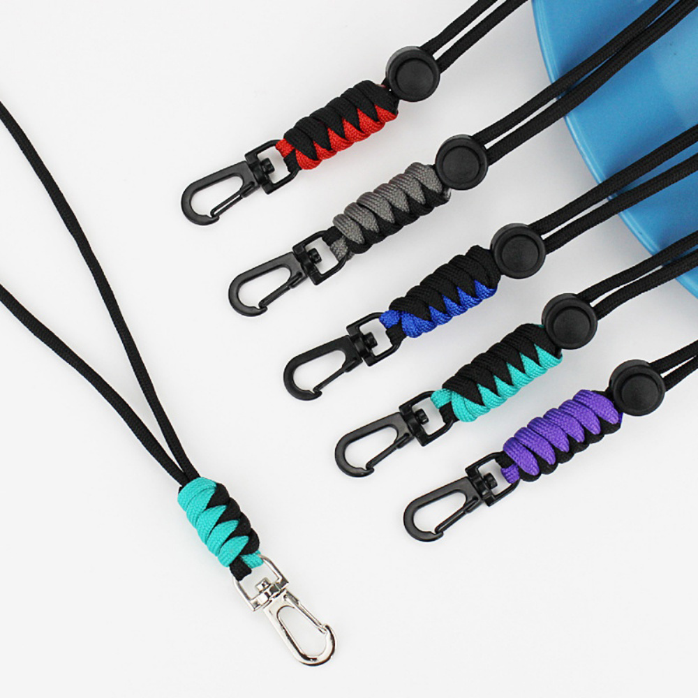 Wholesale Custom Neck Crossbody Case Neck Cell Mobile Nylon Patch Phone Lanyard Rope Cord Strap