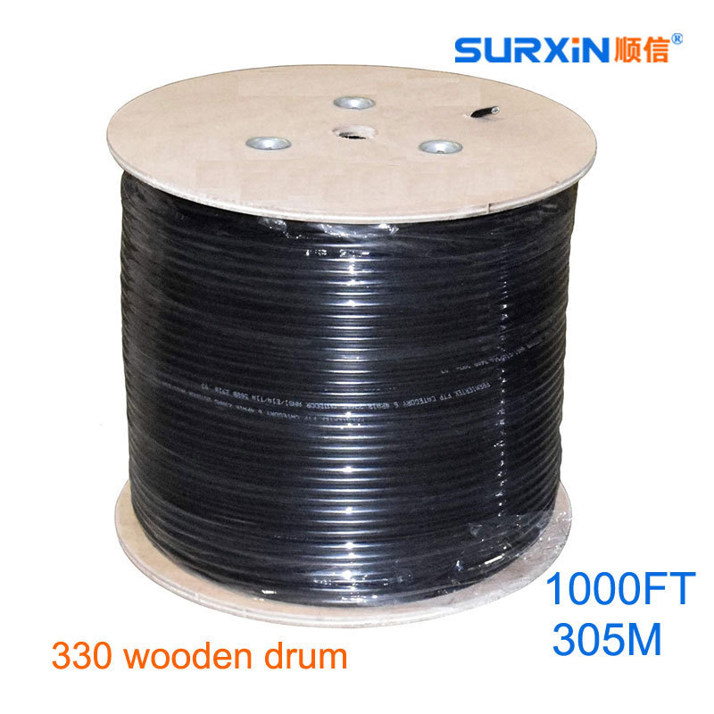 lower price 305m cat6 cat5e UTP network cable price low indoor outdoor fluk e pass 4pr 23 awg   electric cable wire